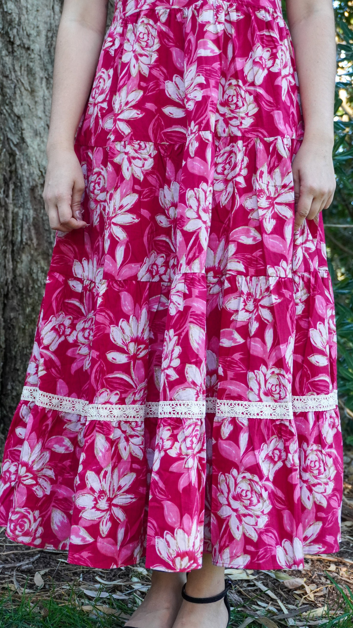 Petal Song Halter Dress