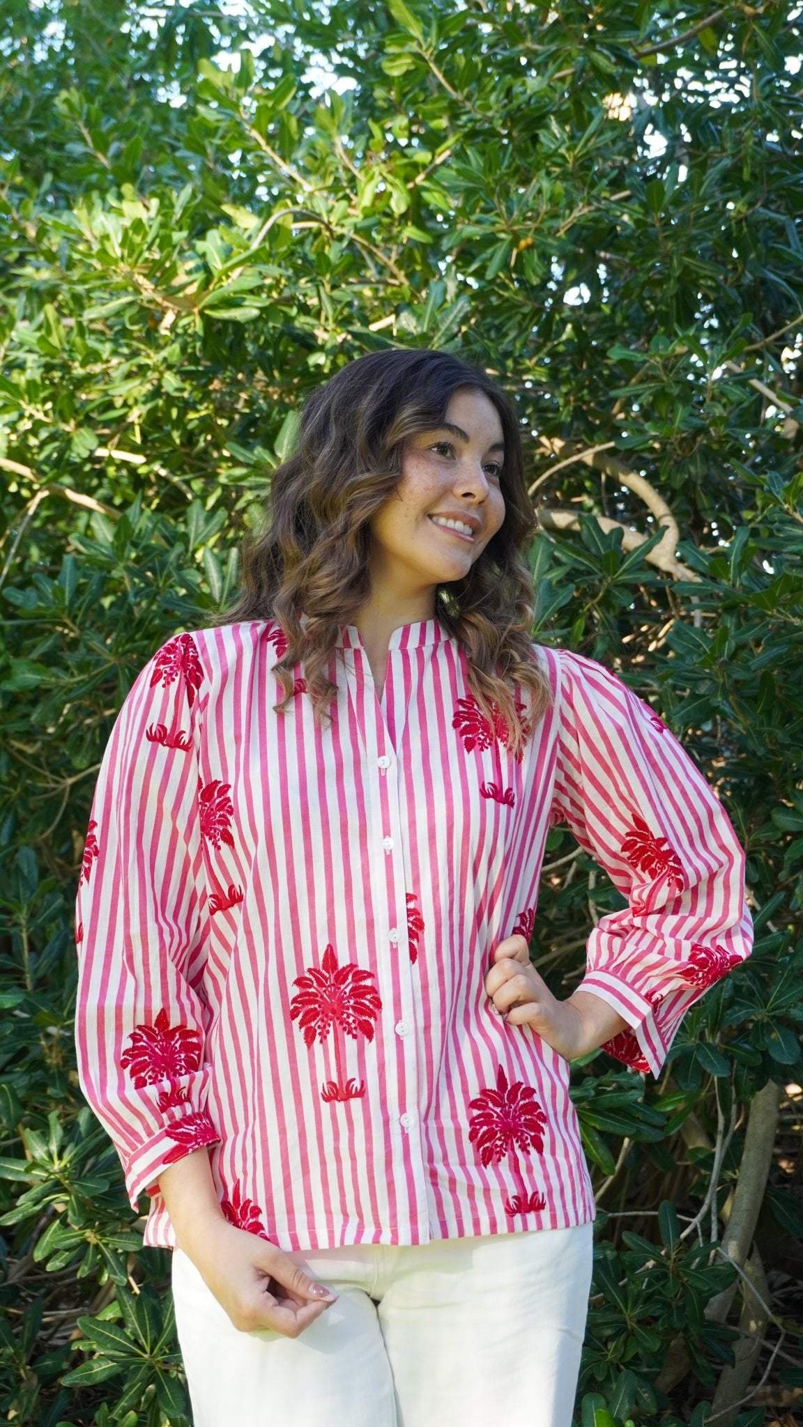 Lanes of Goa Pink Shirt - Wildalaya