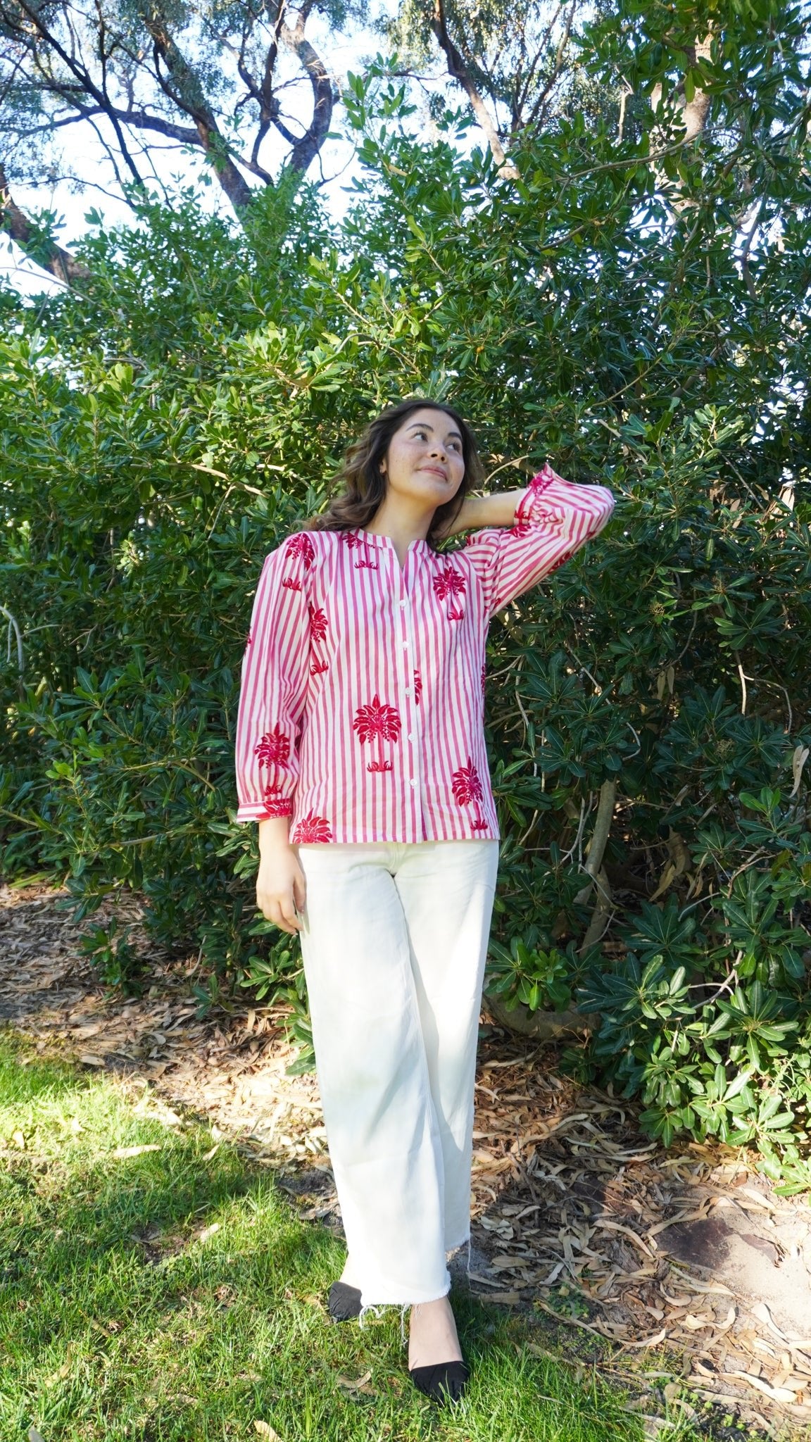 Lanes of Goa Pink Shirt - Wildalaya