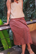 The Handblock Print Wrap Skirt