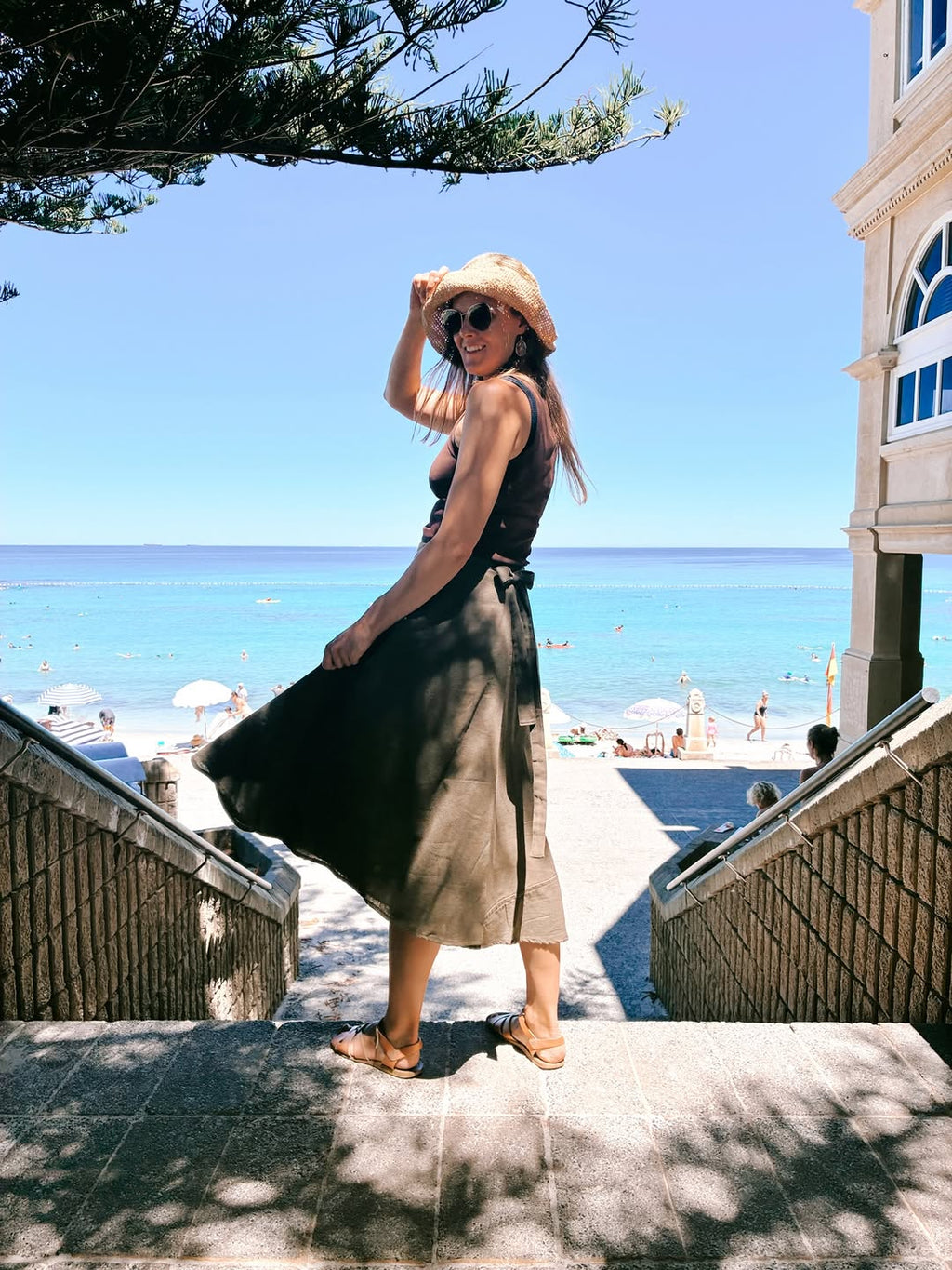 Wildalaya Hemp Wrap Skirt