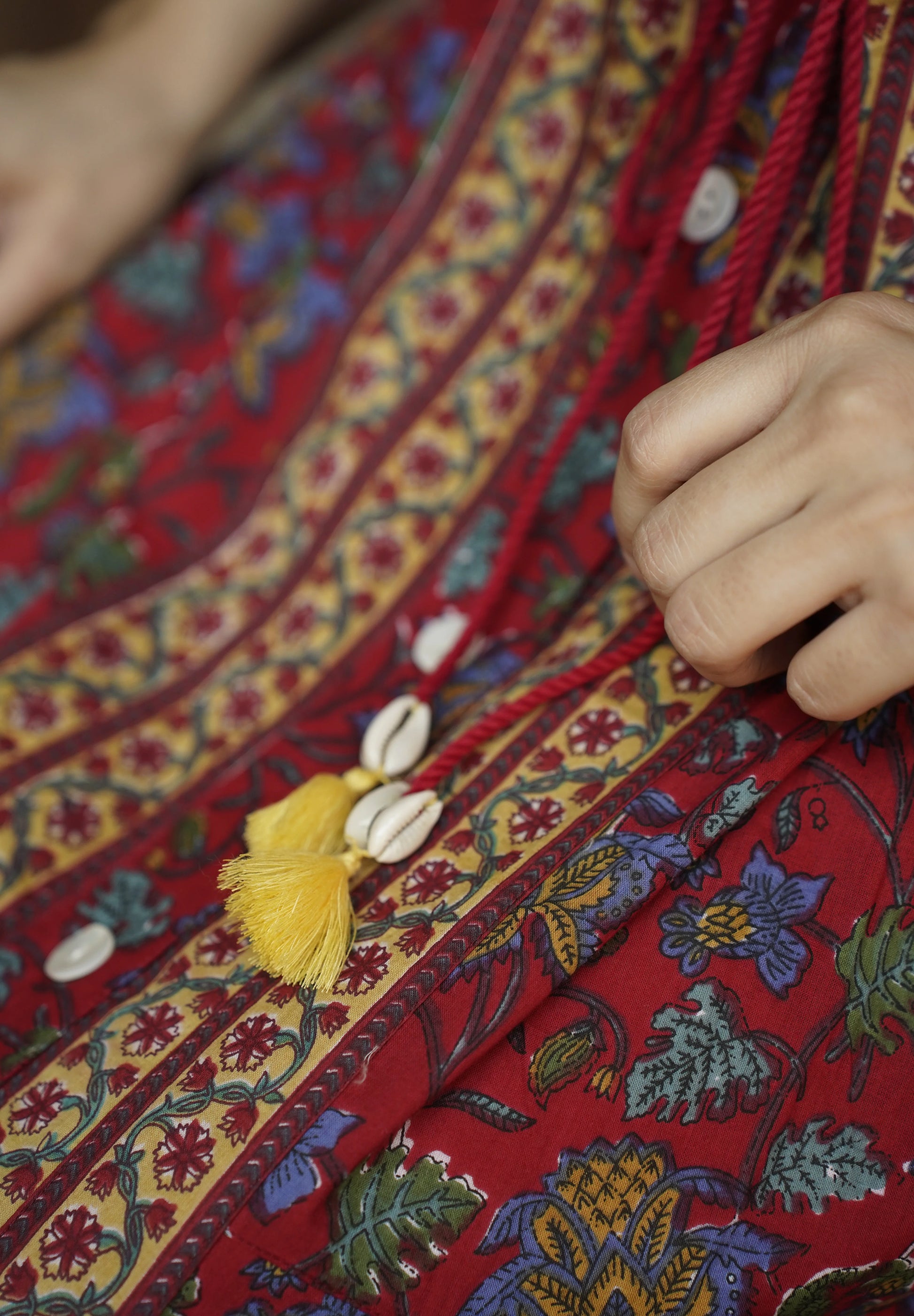 Gulrang Dress, a Colourful day