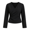 Wrap Top Straight Sleeves