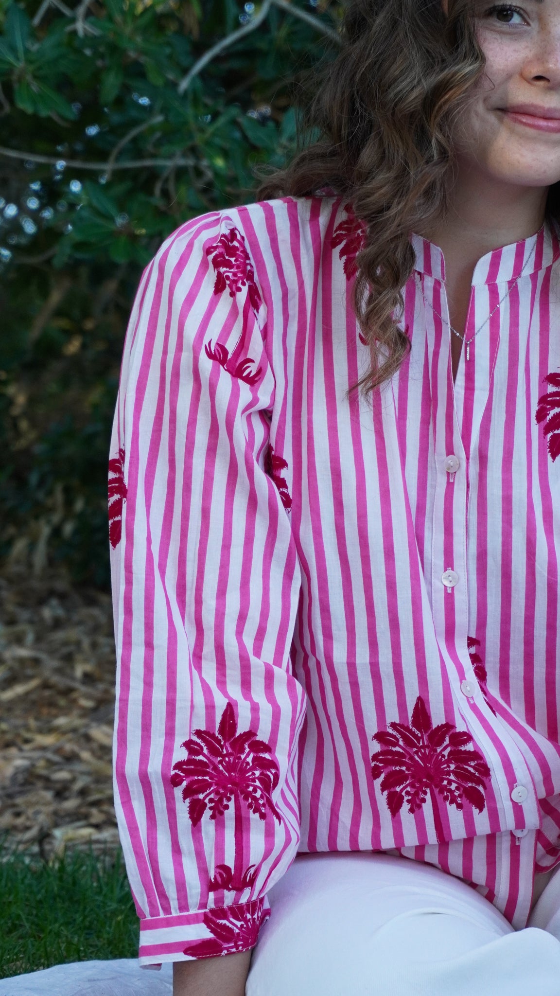 Lanes of Goa Pink Shirt