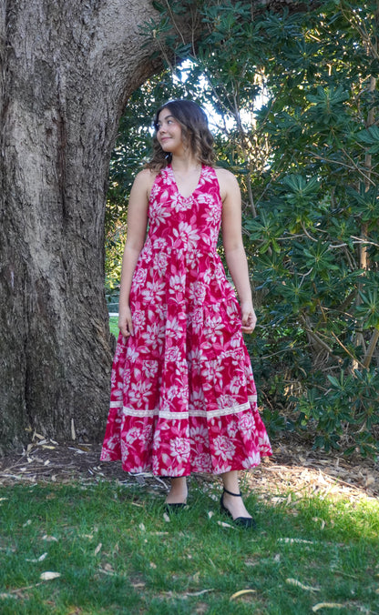Petal Song Halter Dress