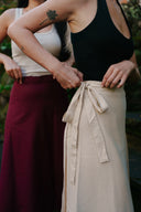 Wildalaya Everyday Wrap Skirt Dark Peat