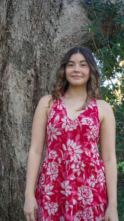Petal Song Halter Dress
