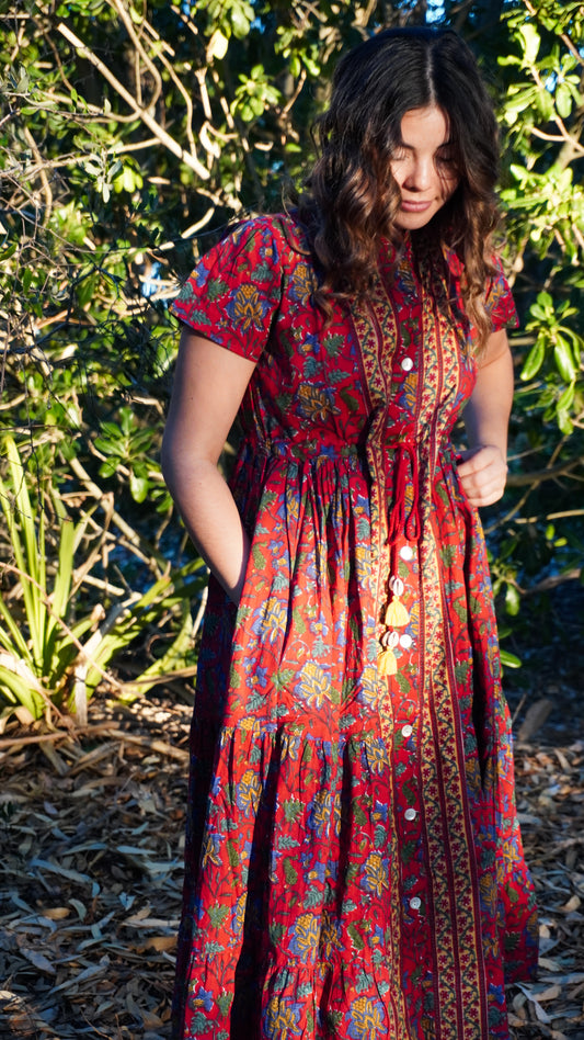 Gulrang Dress, a Colourful day