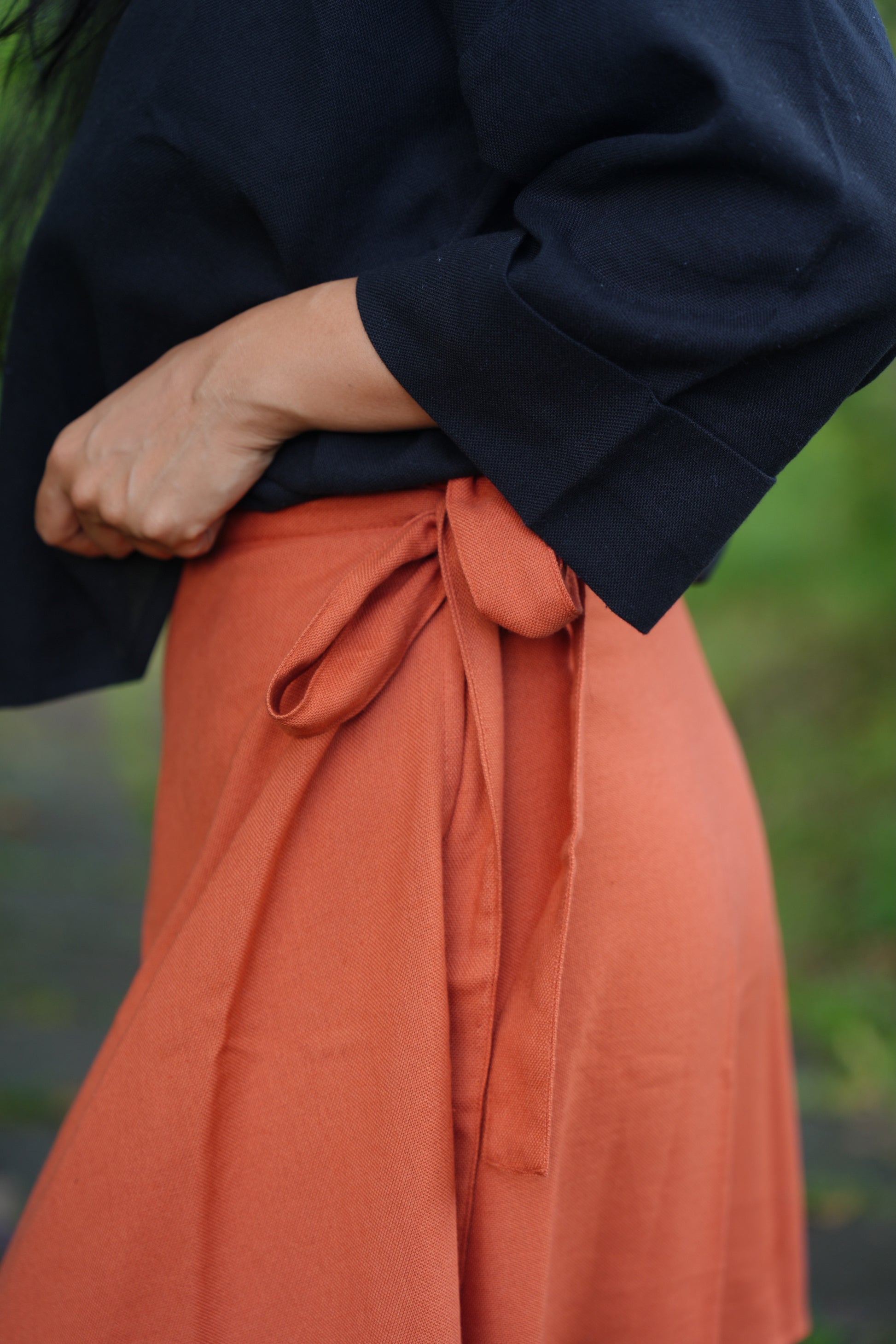 Wildalaya Hemp Wrap Skirt