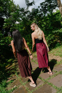 Wildalaya Everyday Hemp Wrap Skirt Mulberry