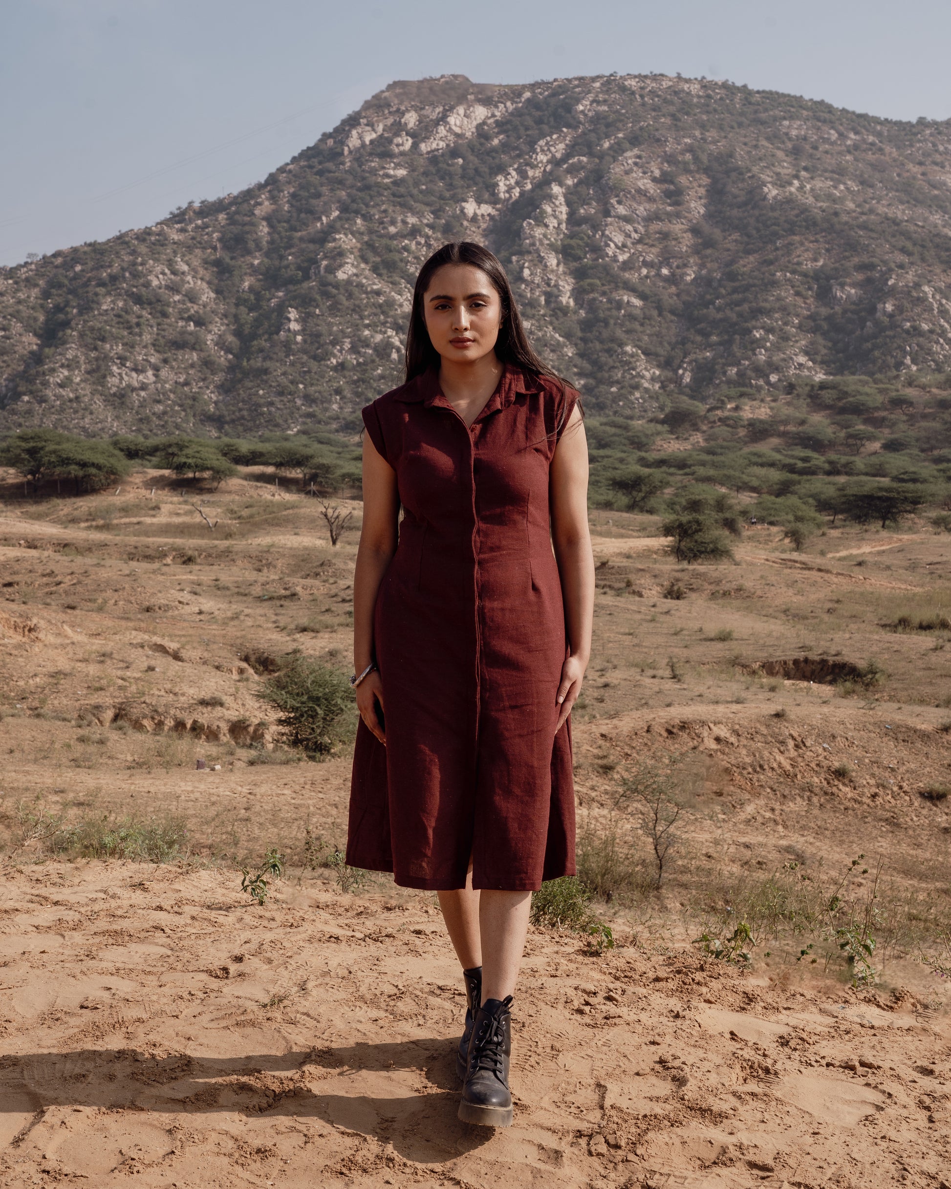 Aruna Wildalaya Hemp Shirt Dress