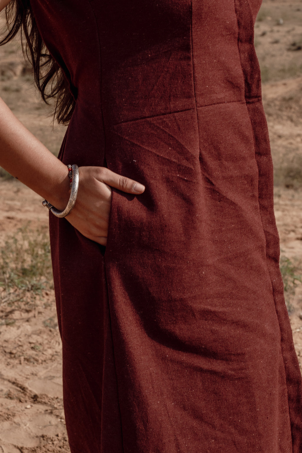 Wildalaya Hemp Shirt Dress - Eco-friendly Earth Style