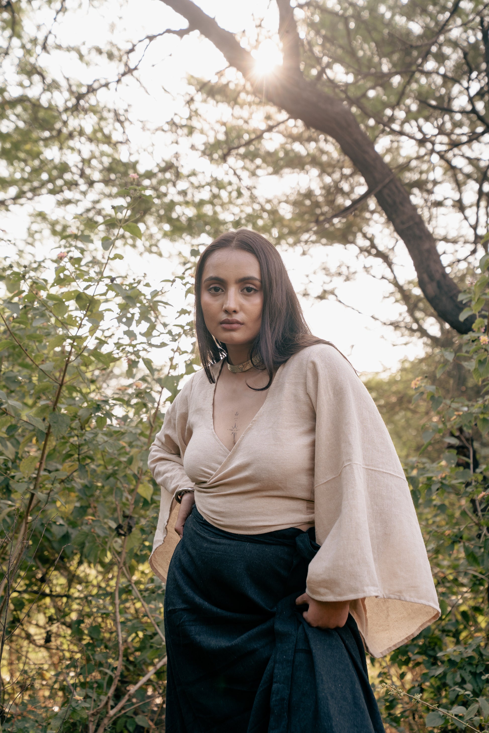 Wildalaya Hemp Wrap Skirt (Loop - Free Size)