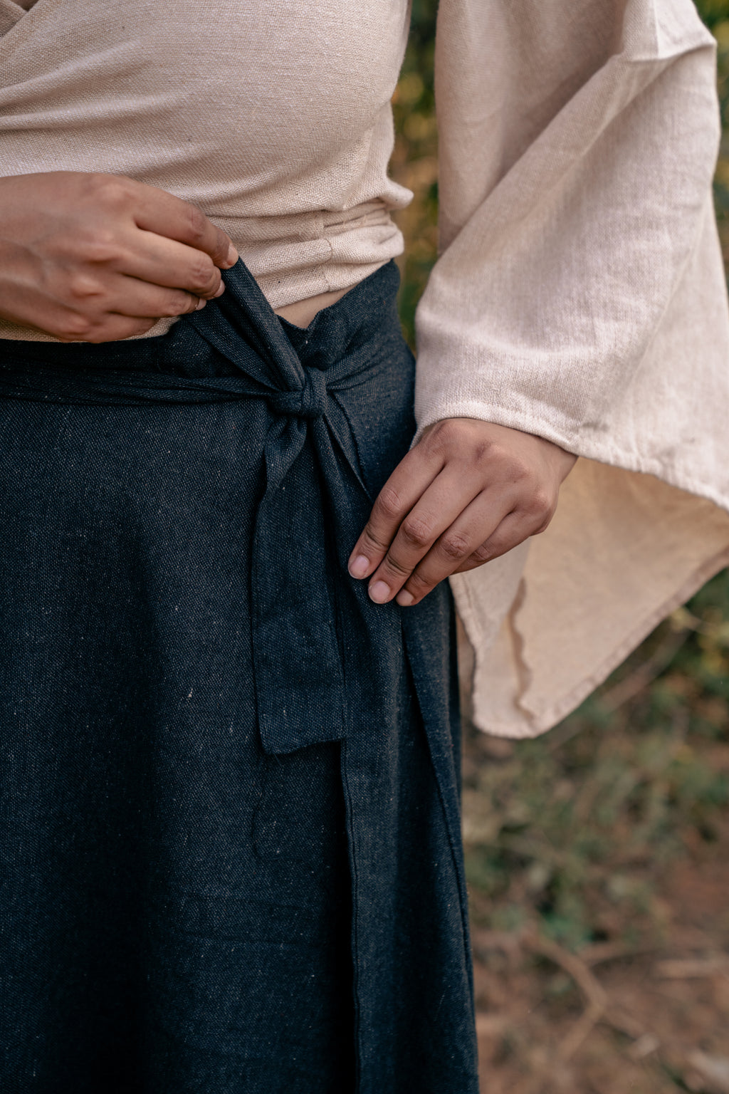 Wildalaya Hemp Wrap Skirt (Free Size)