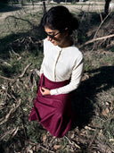 Wildalaya Everyday Hemp Wrap Skirt Mulberry