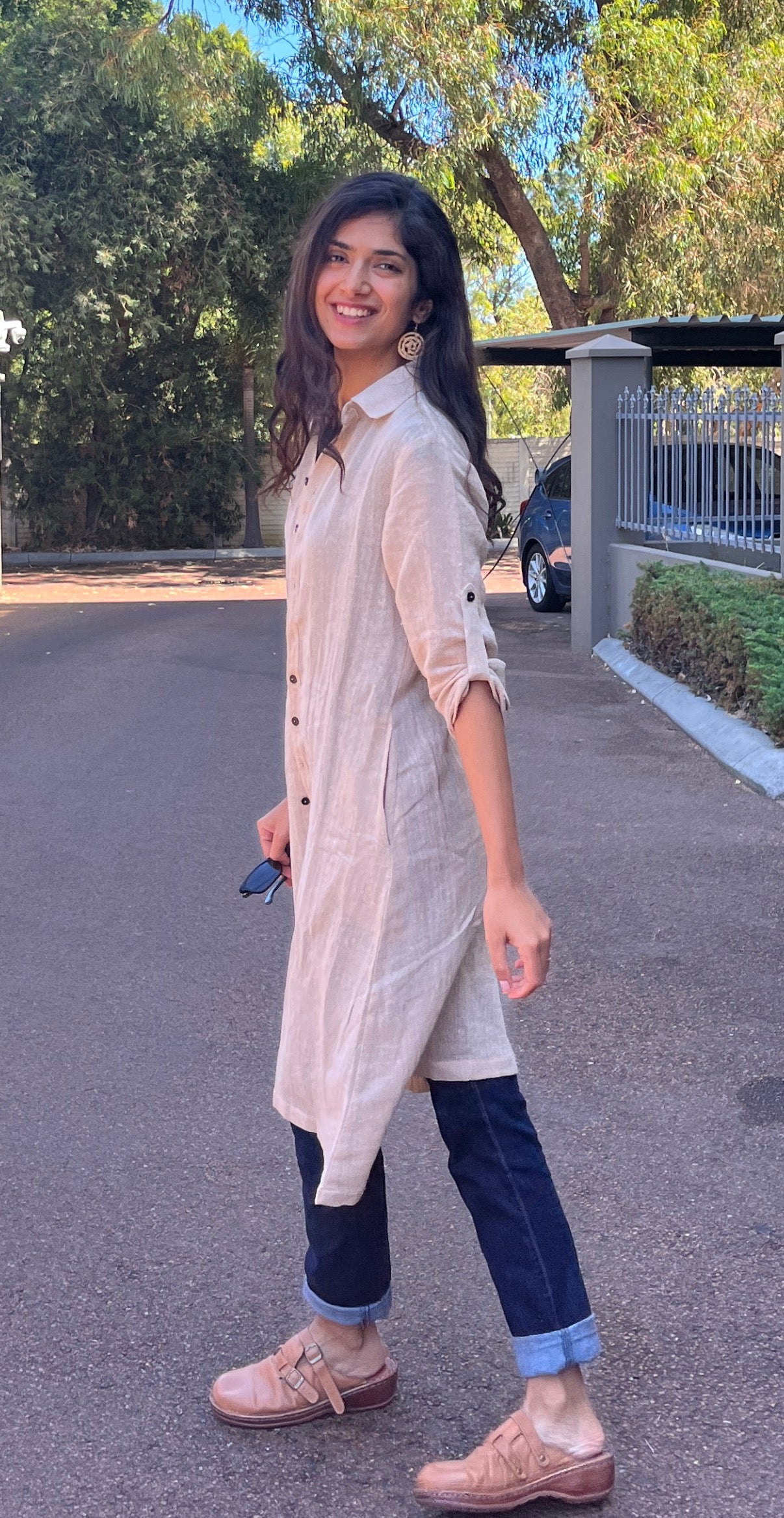 Hemp A-line Dress