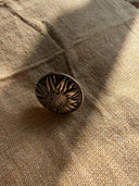 Oxidised Sunflower Ring