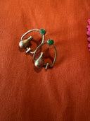 Oxidised Earrings Vessel and Cup