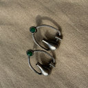 Oxidised Earrings Vessel and Cup