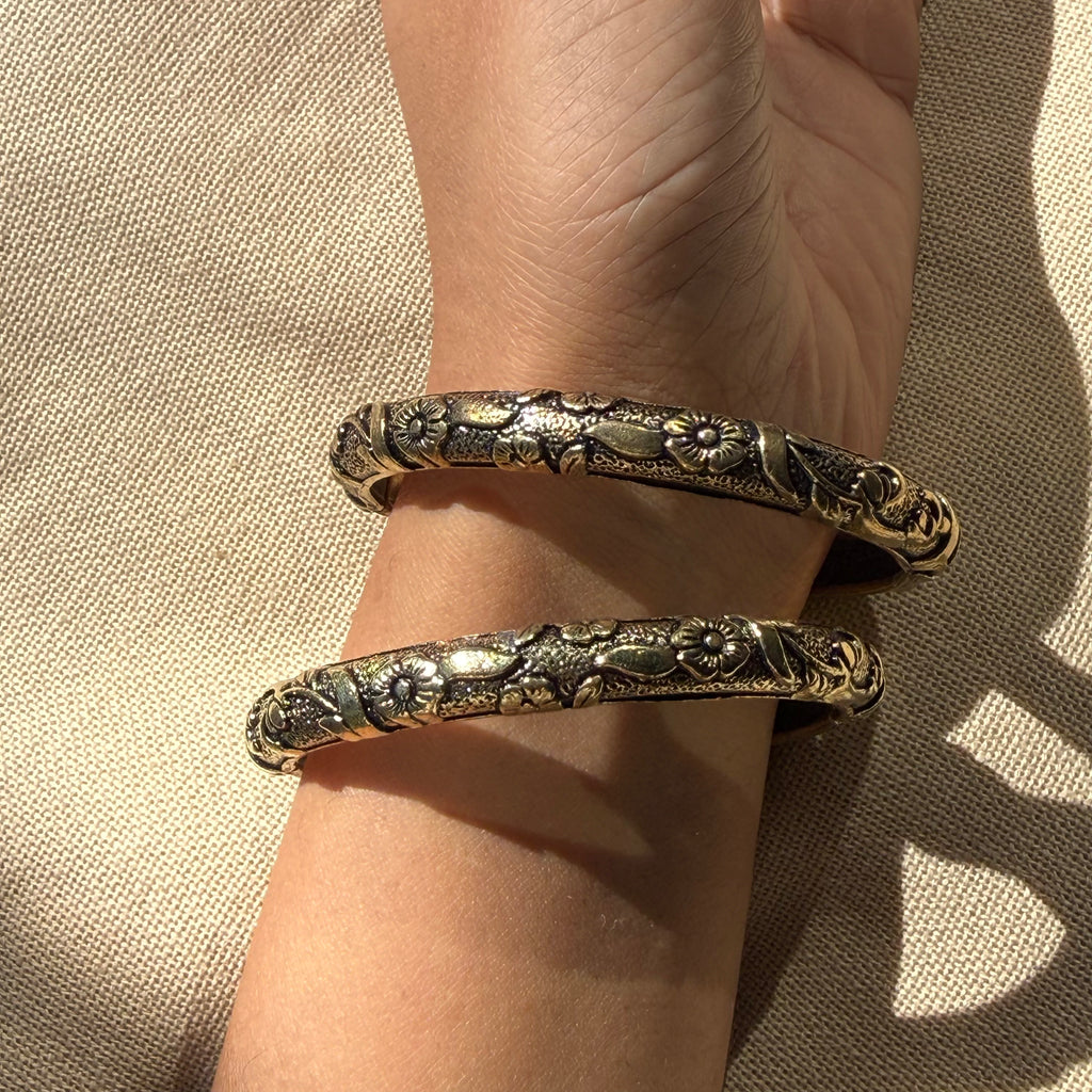 Oxidised Adjustable Bangles