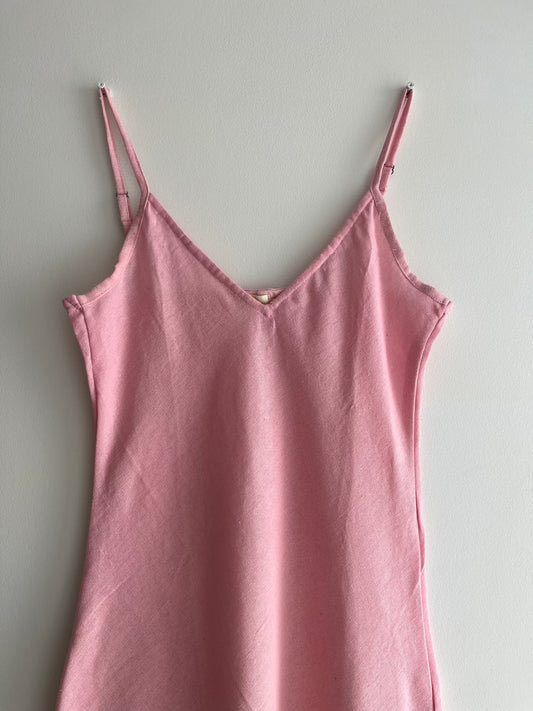 Rose Pink Midi Dress