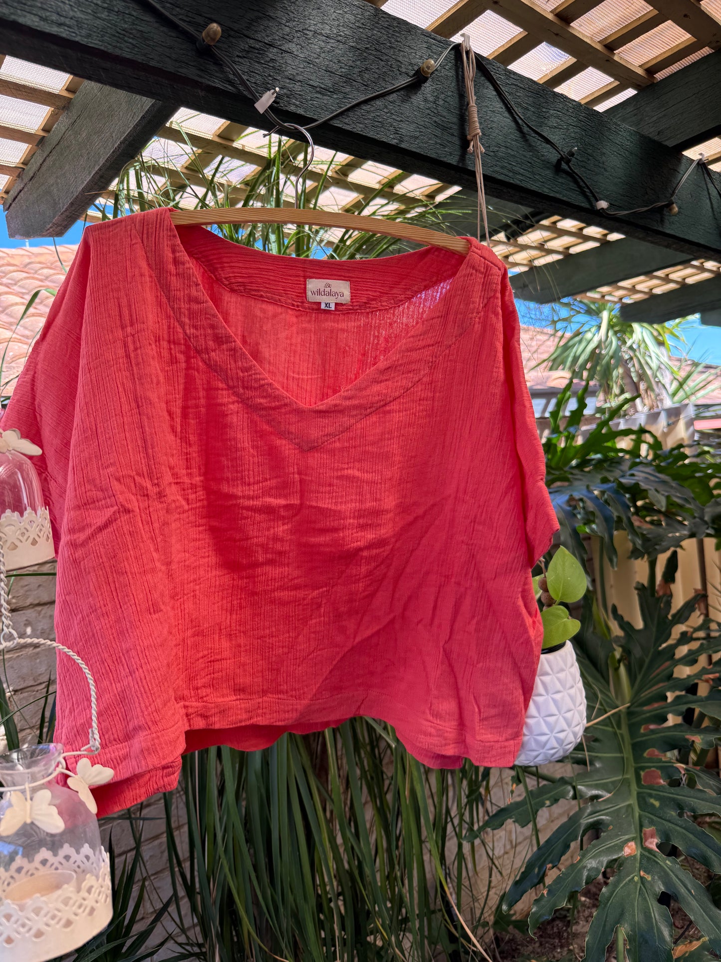 Hot Pink Boxy Top