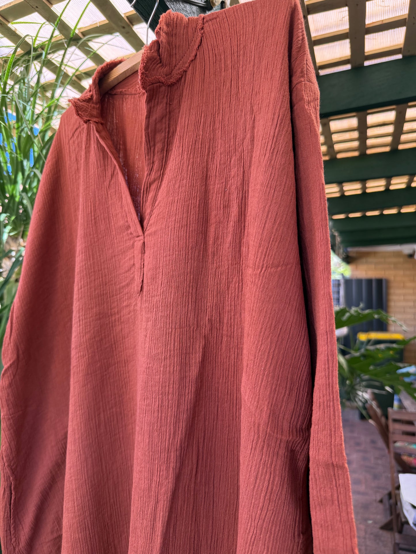 Brown Rust Long Dress