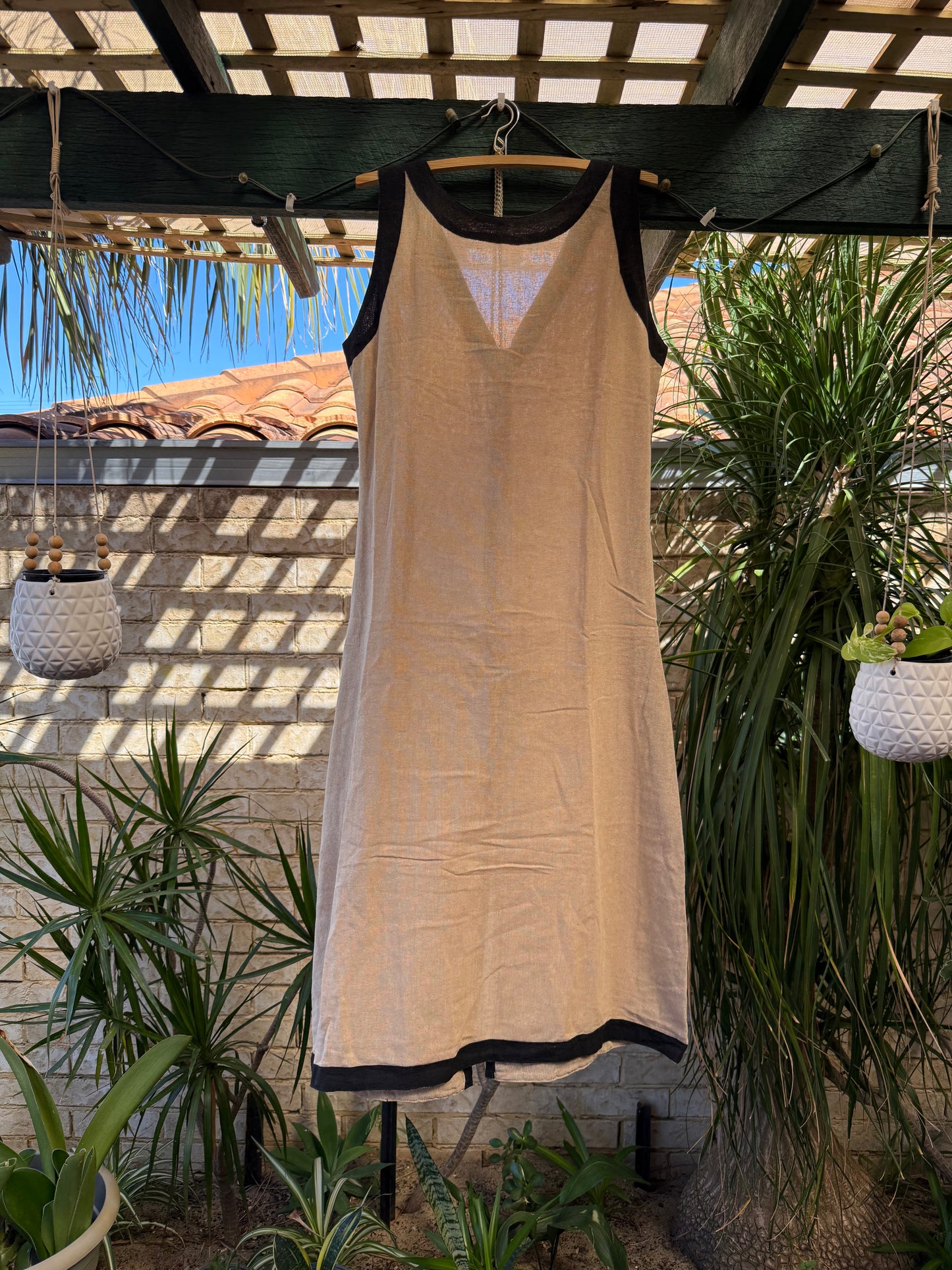 Double Colour Hemp Dress