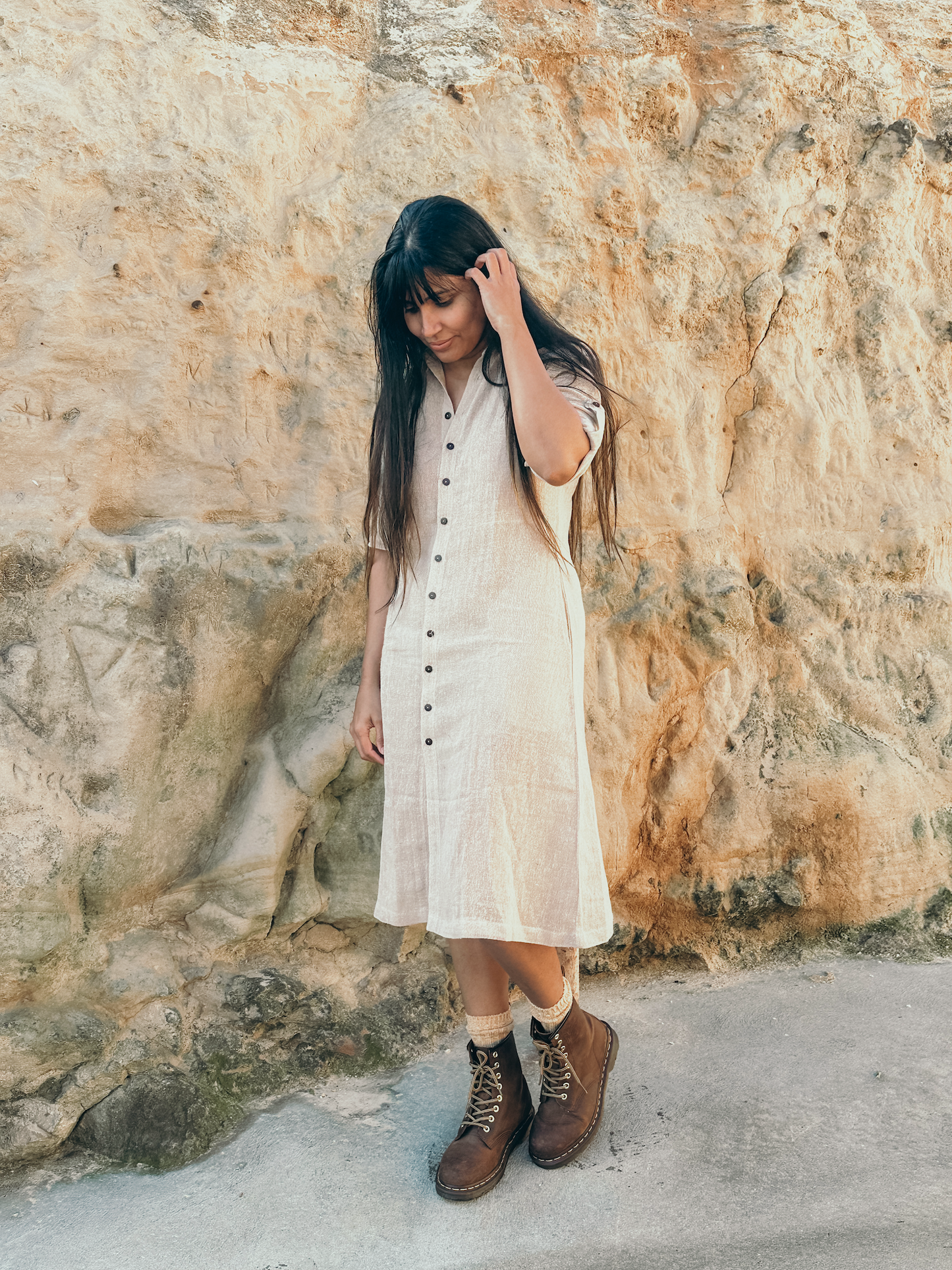 Hemp A-line Dress