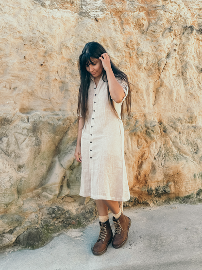 Hemp A-line Dress