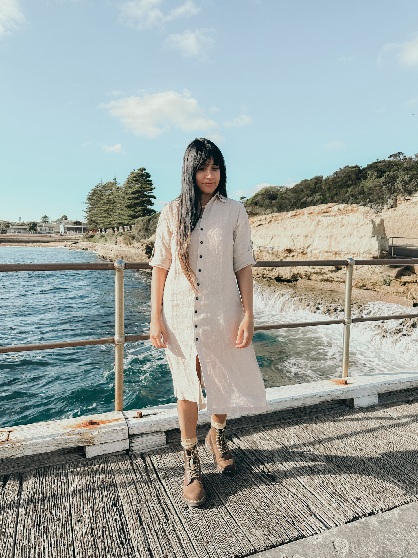Hemp A-line Dress