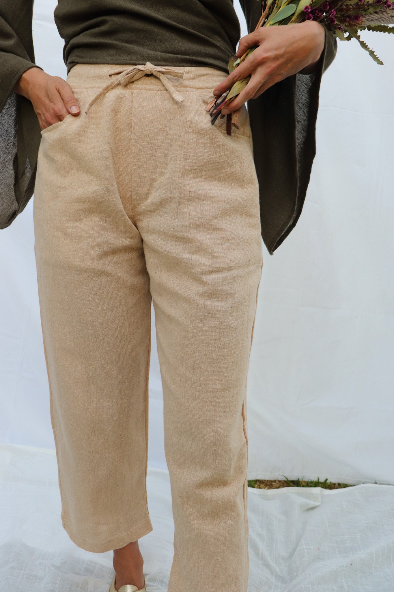 Sandy Hemp Pants