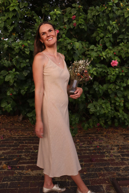 Hemp Sandy Midi Dress