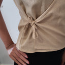 Sandy Tie Top close-up