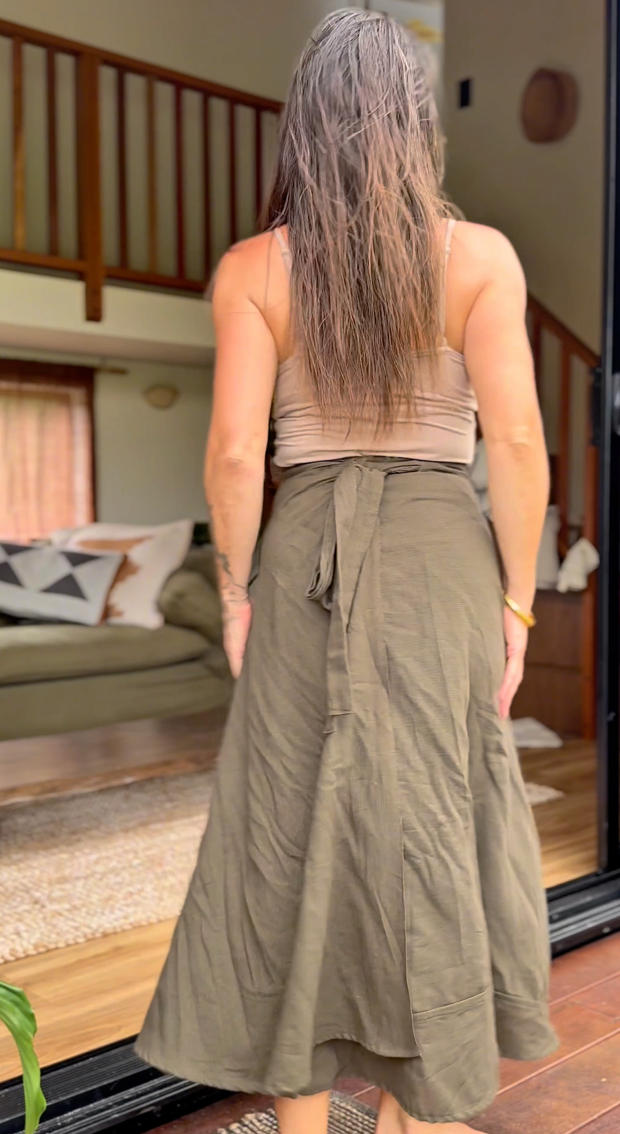 Wildalaya Hemp Wrap Skirt