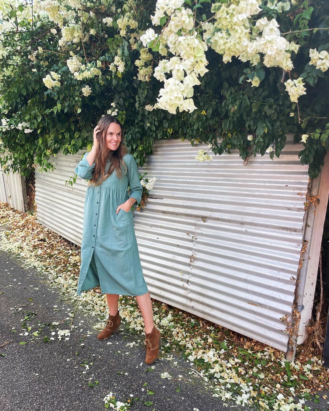 Sea Hemp Shirt Dress