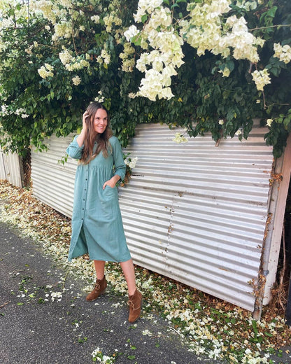 Sea Hemp Shirt Dress