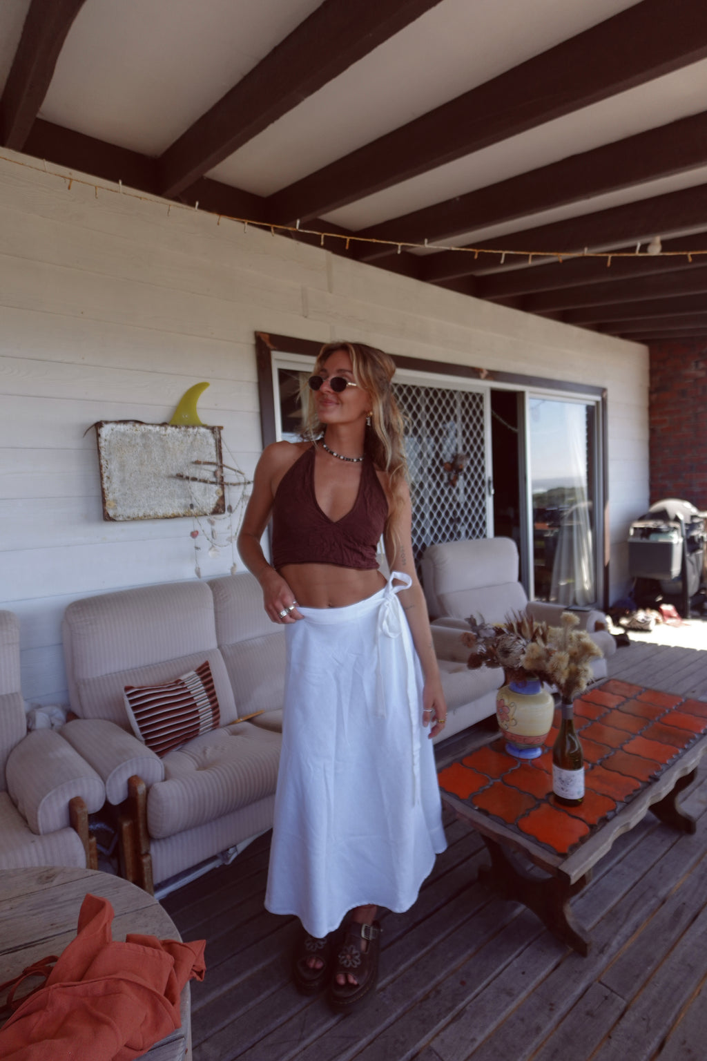 Wildalaya Hemp Wrap Skirt