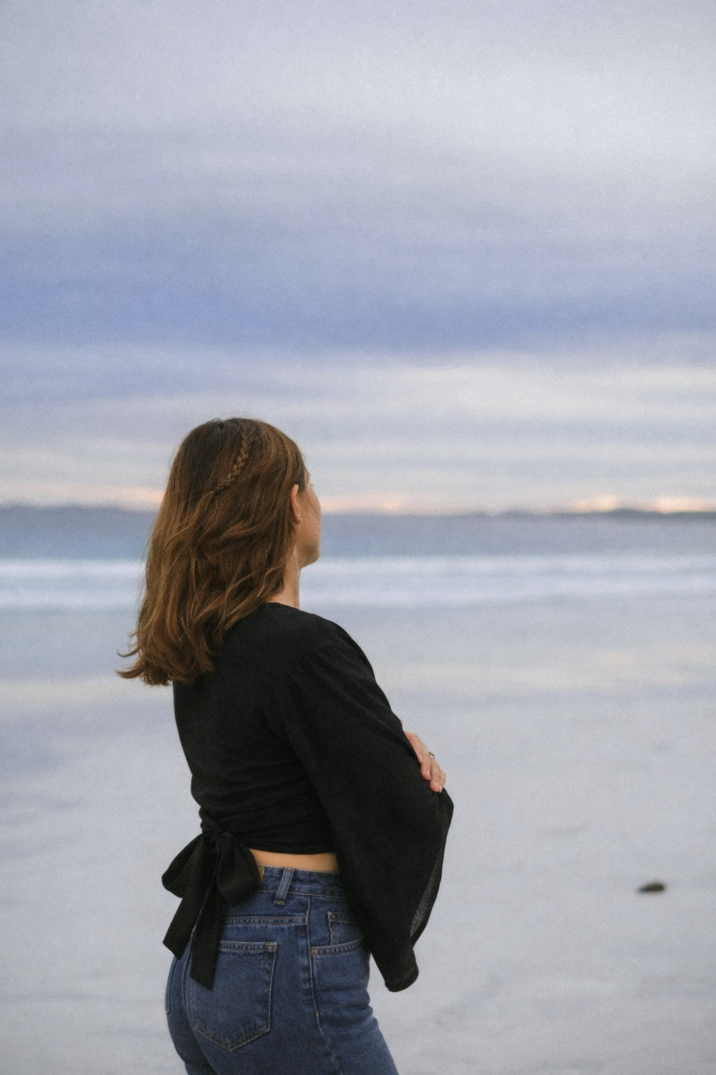 Wildalaya Black Wrap Top