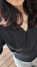 Wrap Top Straight Sleeves