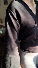 Wrap Top Straight Sleeves