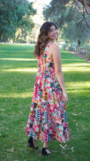 Ikat Carnival Print Cotton Dress | Wildalaya Dress 