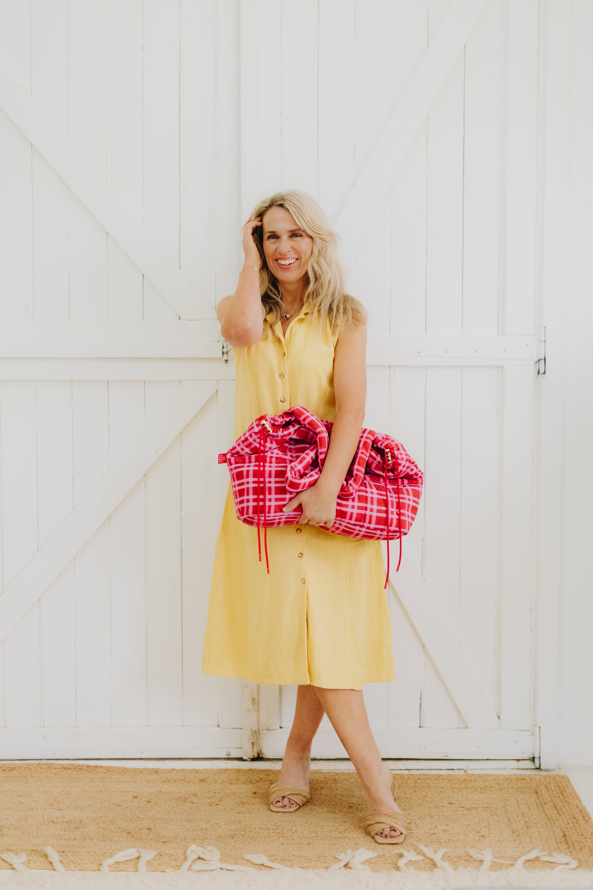 Sunny Days Hemp Dress (Yellow Shirt Dress)