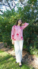 Lanes of Goa Pink Shirt - Wildalaya