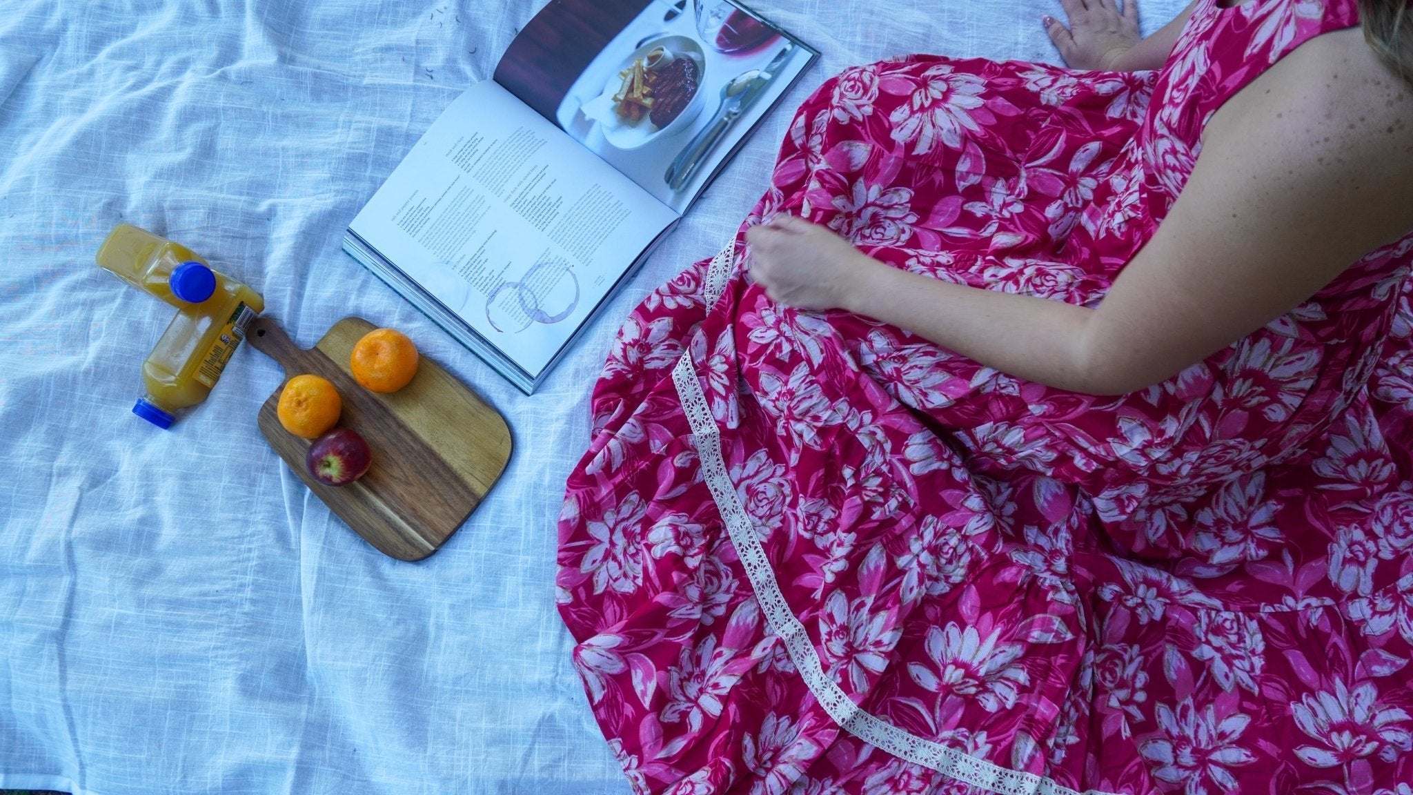 Petal Song Halter Dress - Picnic Dress 