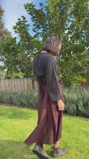 Wrap Top Straight Sleeves