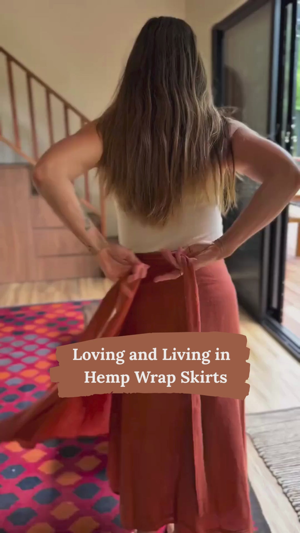 Wildalaya Hemp Wrap Skirt (Free Size)