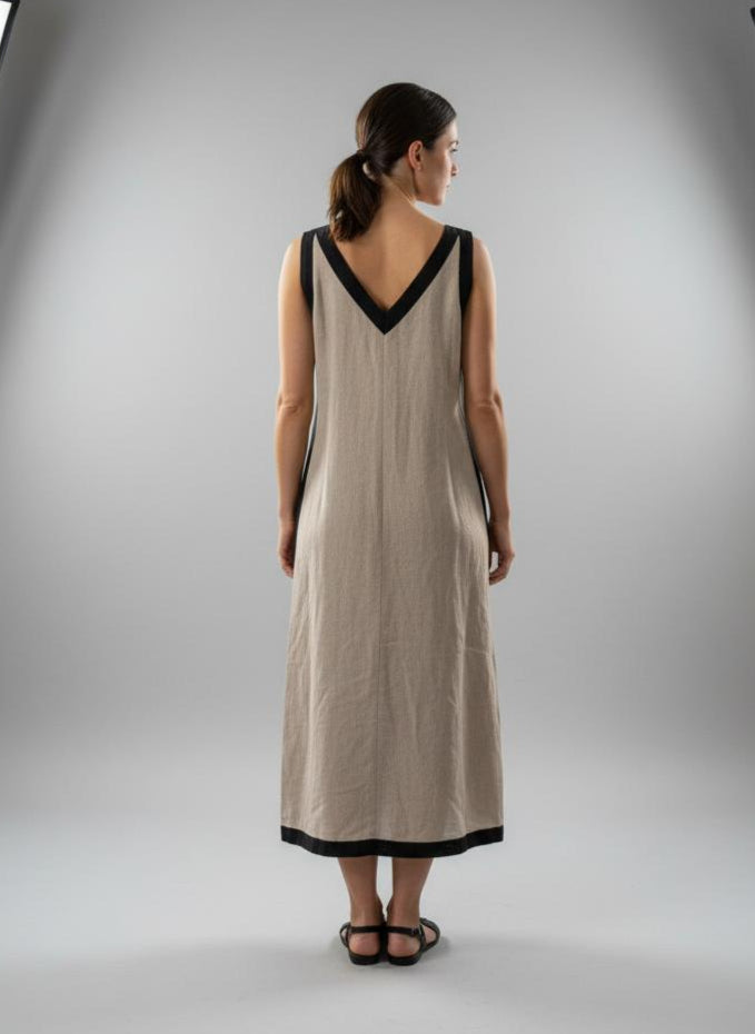 Double Colour Hemp Dress