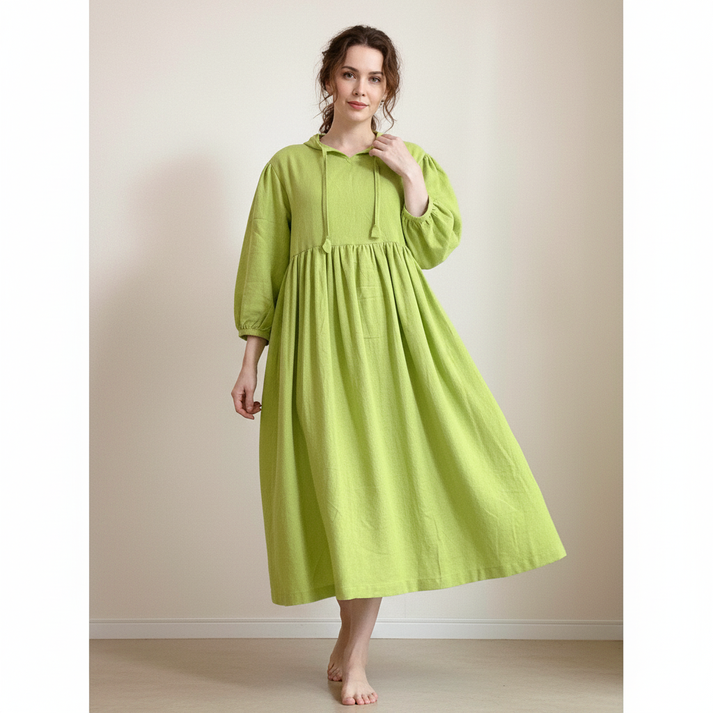 Wild Fern Hemp Dress