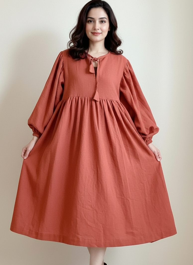 Wild Fern Hemp Dress